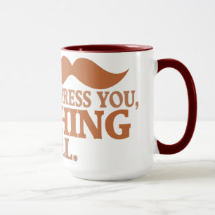 Beeindruckende Mustache-Tasse - wählen Sie Stil, F Tasse