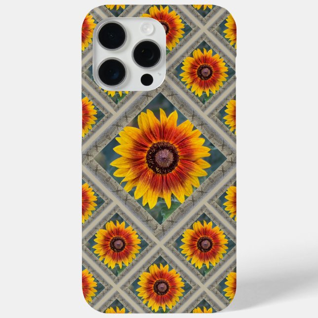 Beeindruckender iPhone-Fall mit den Sonnenblumen v Case-Mate iPhone Hülle (Rückseite)