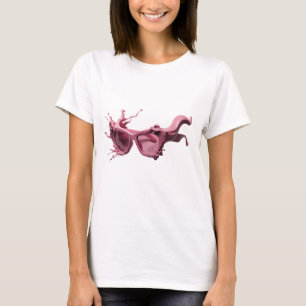 Beeindruckender silberner ABSTRACT ART Mode Druck T-Shirt