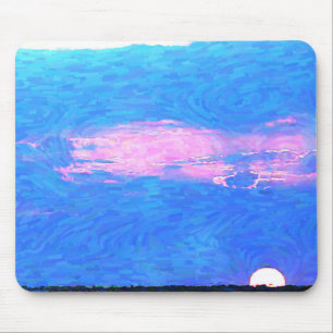 Beeindruckender Sonnenuntergang von der Maus-Pad z Mousepad