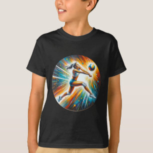 Beeindruckender Volleyball-Rett - weiblicher Sport T-Shirt