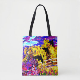 Beeindruckt durch drei tasche