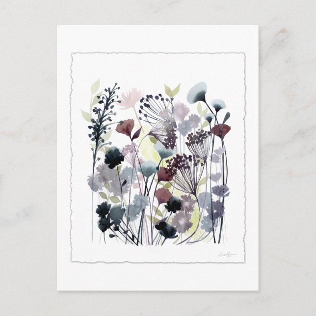 Beeinflussende Florets II Postkarte (Vorderseite)