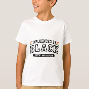 Beeinflusst durch schwarze Geschichte und Kultur, T-Shirt