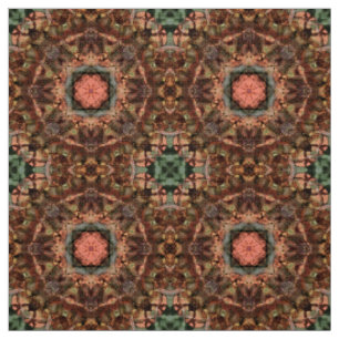 Beeinflußte Stern-OstMandala und Kreuz-Fliese Stoff