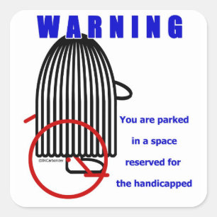 BeeKay Quadratischer Aufkleber