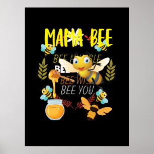 Beekeeper Art Mama Bee Poster