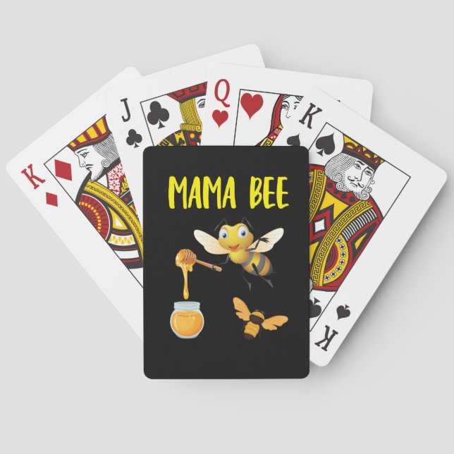 Beekeeper Art Mama Bee Spielkarten (Rückseite)