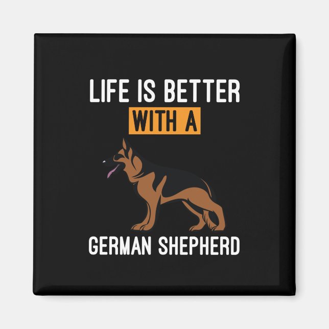 Beekeeper Art With A German Shepherd Magnet (Vorne)