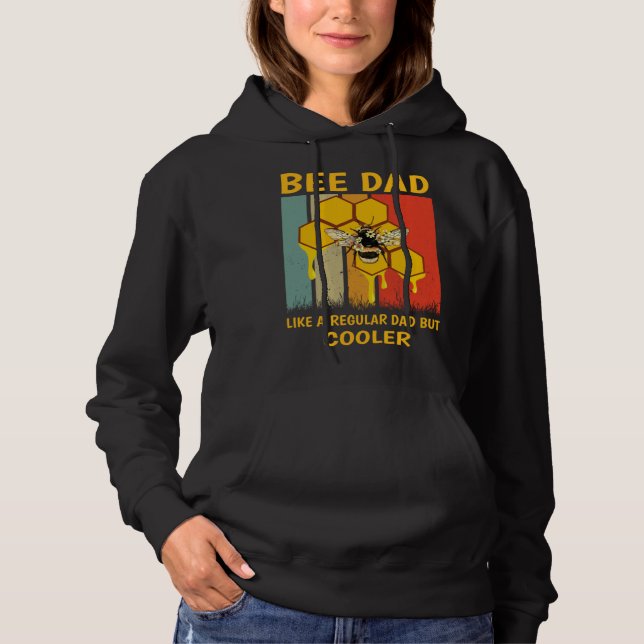 Beekeeper Bee Dad Honey Like A Regular Dad But Coo Hoodie (Vorderseite)