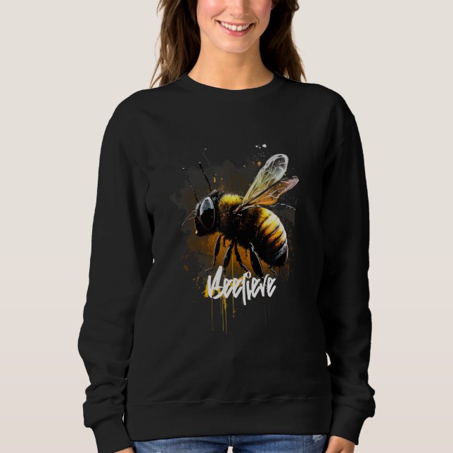 Beekeeper Beekeeping Honey Apiarist Honeycomb Bee  Sweatshirt (Vorderseite)