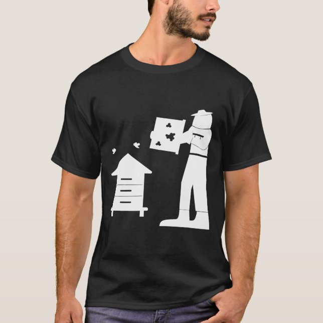 Beekeeper Beekeeping Suit Bee  Bee Farmer Bee Keep T-Shirt (Vorderseite)