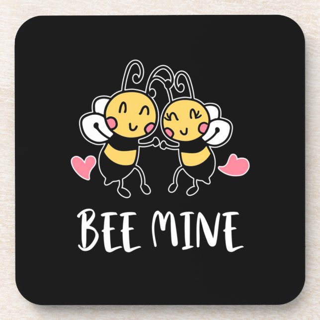 Beekeeper Gift | Bee Mine Getränkeuntersetzer (Vorderseite)