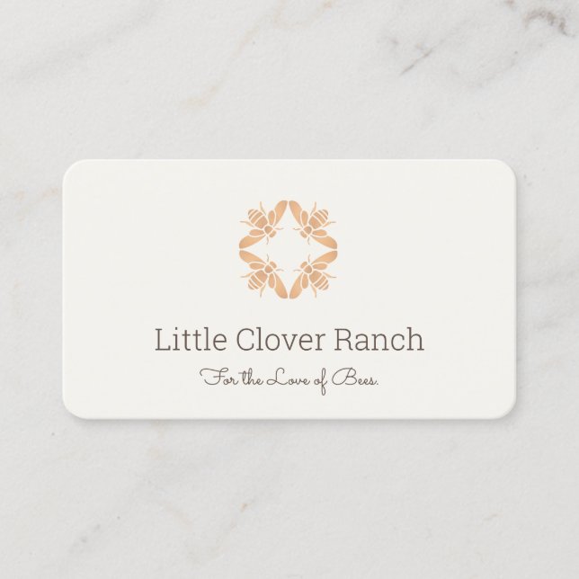 Beekeeper Honeybee Bee Carte de visite (Devant)