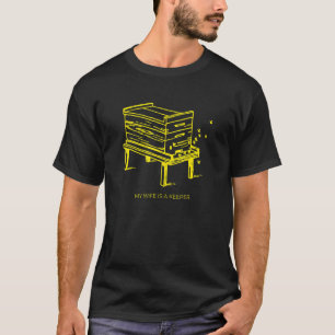 Beekeeper Husband Honey Beehive T-Shirt