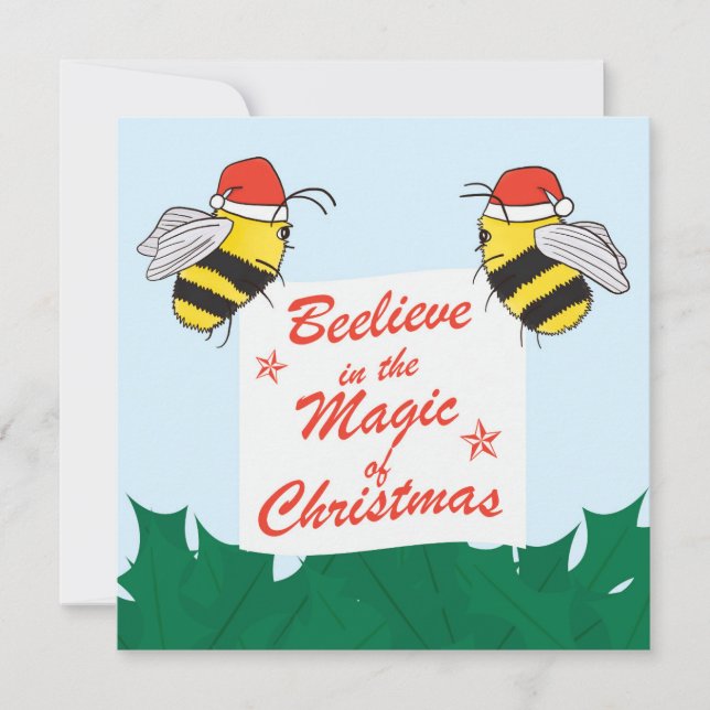 Beelieve In The Magic Of Christmas - Carte (Devant)