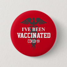 Been Vaccated Covid 19 Vaccine Red