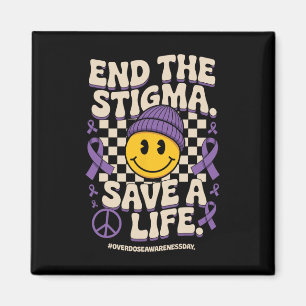 Beende Das Stigma Rette Ein Leben Groovy Überdosis Magnet
