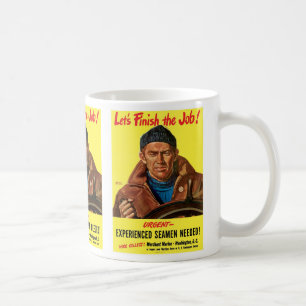 Beende den Job! Kaffeetasse