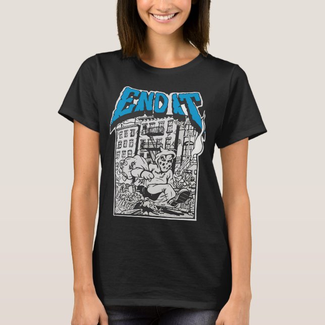 Beende es Räuber T-Shirt (Vorderseite)