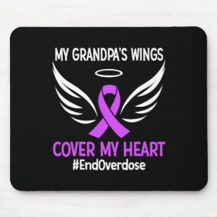 Beende Überdosis Mein Opa-Flügel-Cover Mein Herz P Mousepad