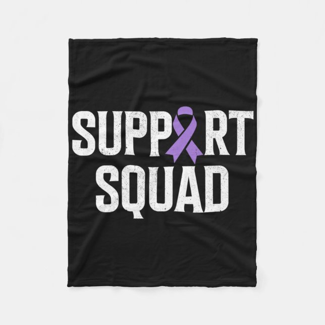 Beende Überdosis-Support-Squad Überdosis-Bewusstse Fleecedecke (Vorderseite)