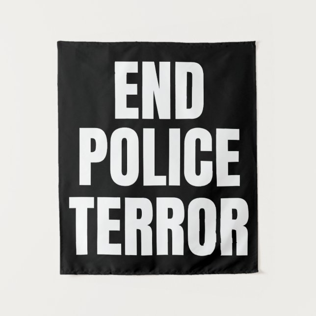 Beenden des Polizeiwechsels Wandteppich (Vorderseite)
