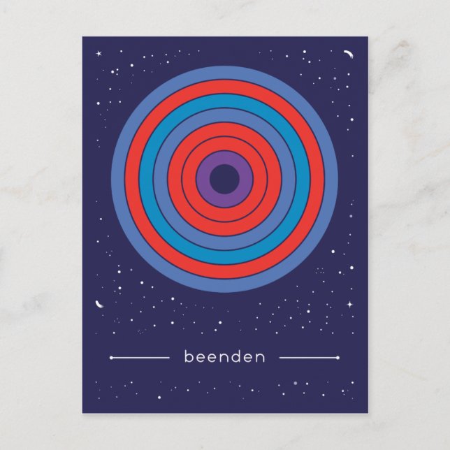 beenden postkarte (Vorderseite)