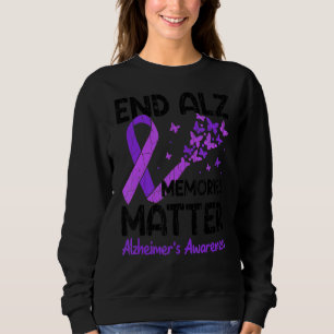 Beenden Sie Alz-Erinnerungen mit Alzheimer-Sensibi Sweatshirt