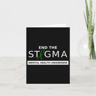 Beenden Sie das Stigma _ können psychische Gesundh Karte