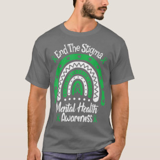 Beenden Sie das Stigma Mental Health Awareness Rai T-Shirt