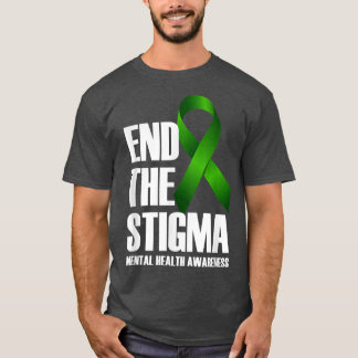 Beenden Sie das Stigma Mental Health Awareness Rib T-Shirt