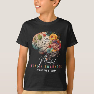 Beenden Sie das Stigma Mental Health Problems Ment T-Shirt