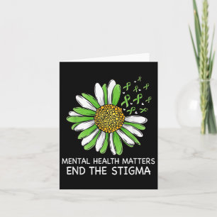 Beenden Sie das Stigma Mental Health S Awareness B Karte