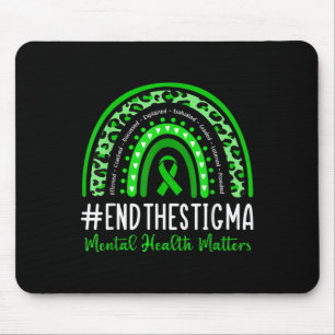 Beenden Sie das Stigma Mental Health S Awareness B Mousepad