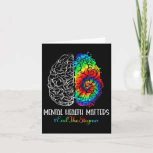 Beenden Sie das Stigma Mental Health S Mental Heal Karte