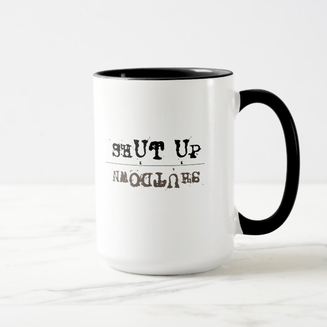 Beenden Sie den benutzerdefinierten Text durch Her Tasse (Rechts)