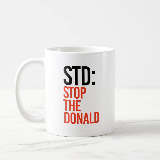 BEENDEN SIE DEN DONALD KAFFEETASSE (Links)