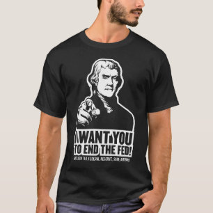 Beenden Sie den gefütterten Jeffersonian T - Shirt