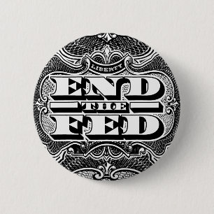 Beenden Sie den gefütterten Knopf Button