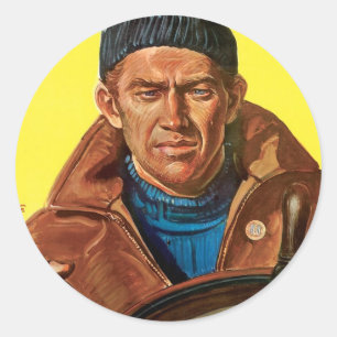 Beenden Sie den Job! Runder Aufkleber