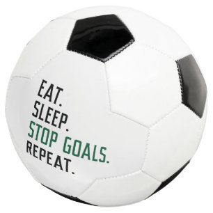 Beenden Sie den Schlaf-Stopp-Goals wiederholen Fußball