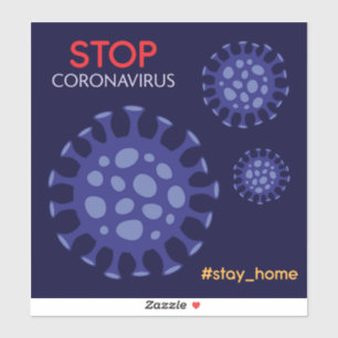 Beenden Sie die Ausbreitung von CoronaVirus, Covid Aufkleber