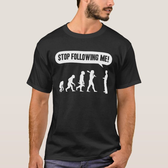 Beenden Sie die Befolgung meiner Evolution Affe Ap T-Shirt (Vorderseite)