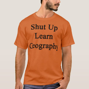 Beenden Sie die Geografie T-Shirt