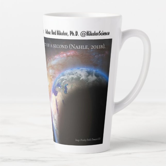 Beenden Sie die Hoax Latte Tasse von RoseWrites (Rechts)