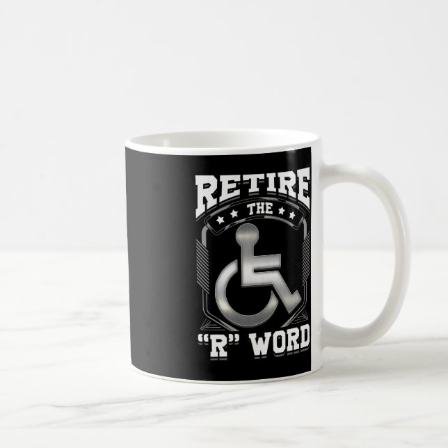 Beenden Sie die Mit Behinderung Behinderung des R- Kaffeetasse (Rechts)