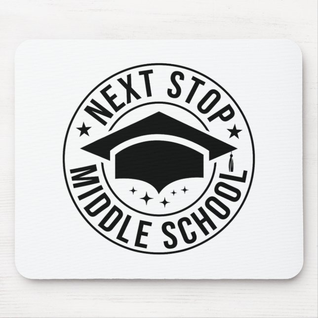 Beenden Sie die Mittelschule Abschluss Ki Mousepad (Vorne)