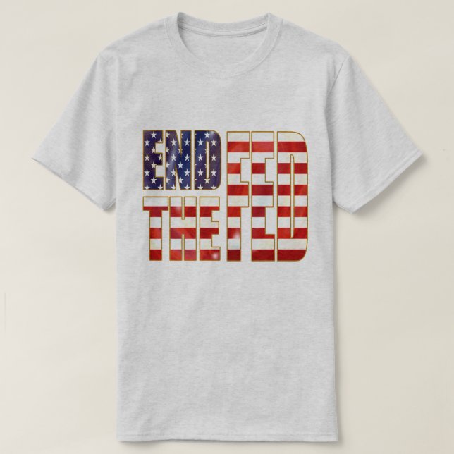 Beenden Sie gefüttert T-Shirt (Design vorne)