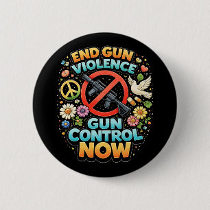 Beenden Sie Gewalt mit Waffen jetzt Button